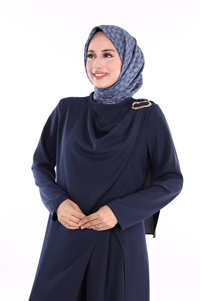 gold buckle tunic & trouser set