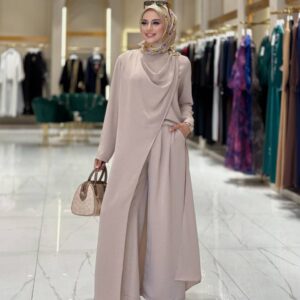 gold buckle tunic & trouser set