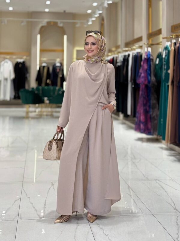 gold buckle tunic & trouser set