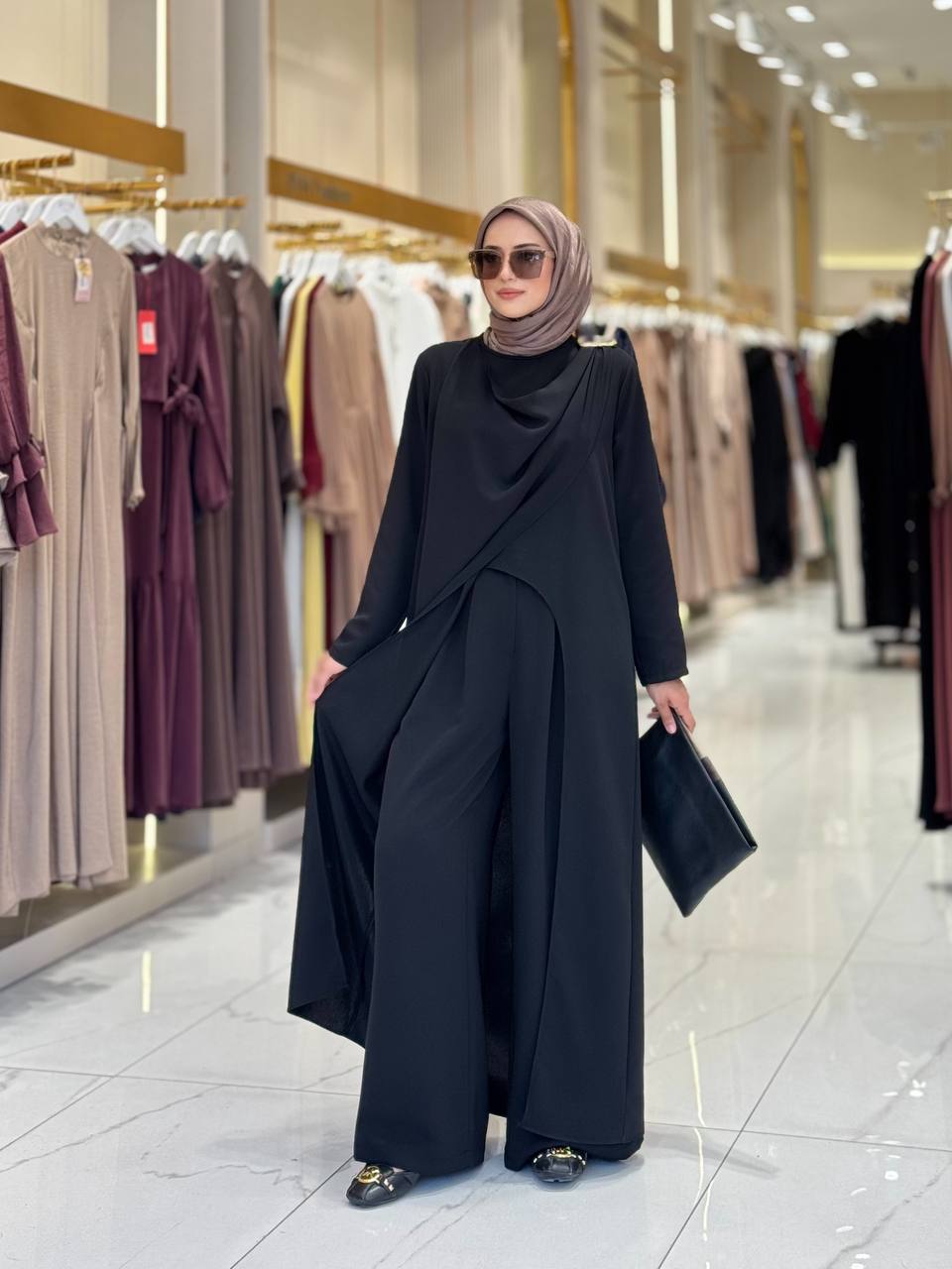 gold buckle tunic & trouser set