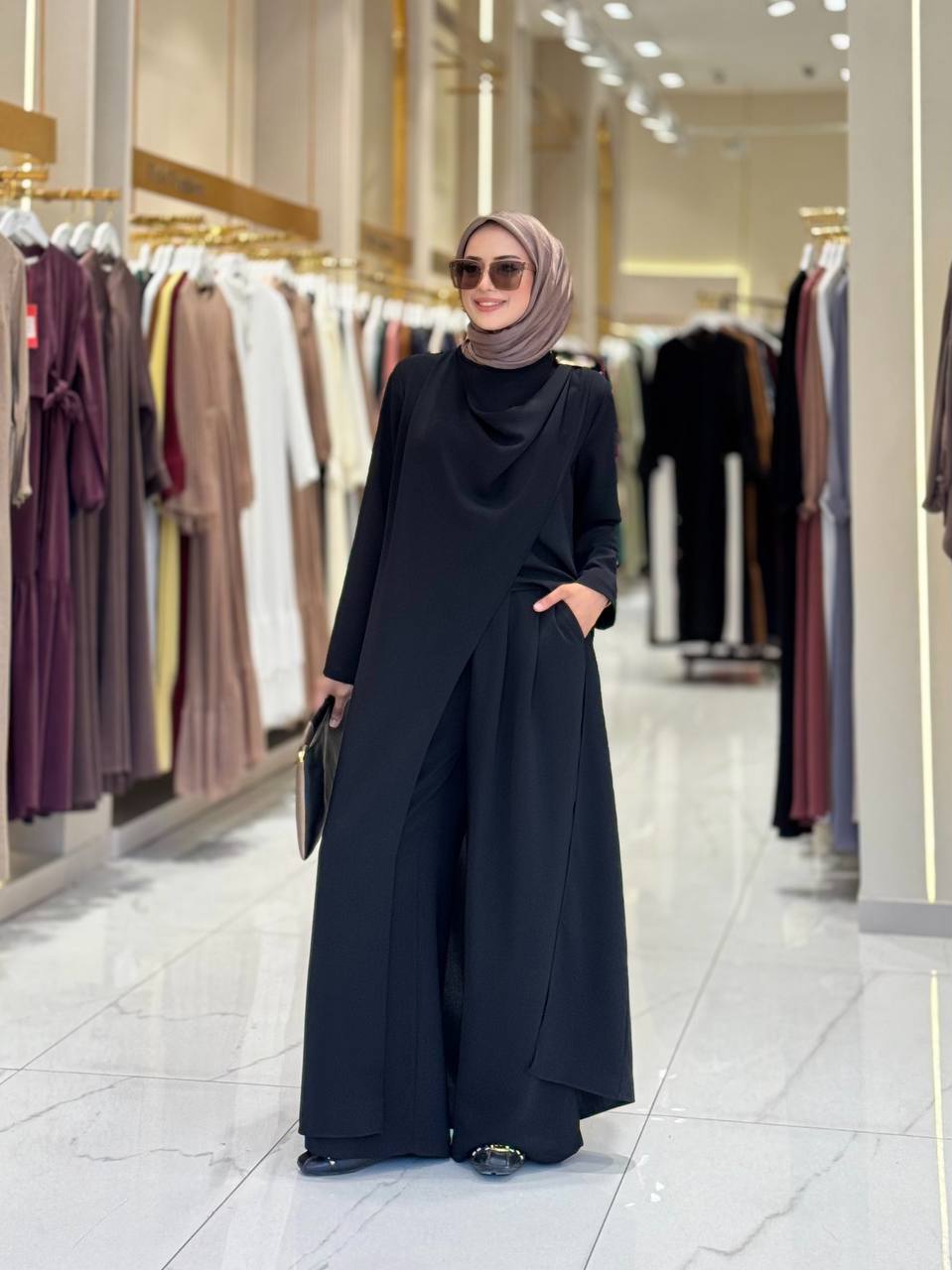 gold buckle tunic & trouser set