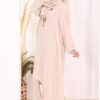 luxury asymmetric linen tunic & pants set
