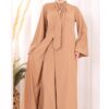 luxury brooch detail abaya & jumpsuit set